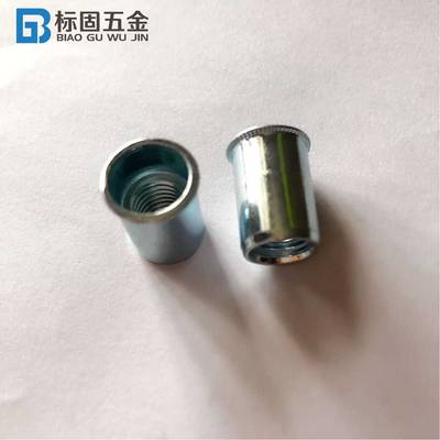 沉头拉铆螺母 小头拉帽圆柱铆螺母厂家直销现货供应图片_高清图-合肥标固五金制品-搜了网